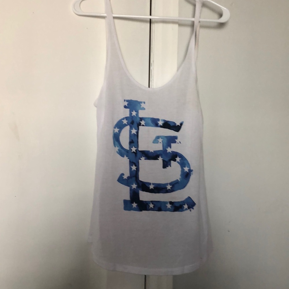 white tank top
